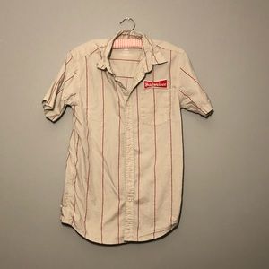 Vintage Budweiser work shirt